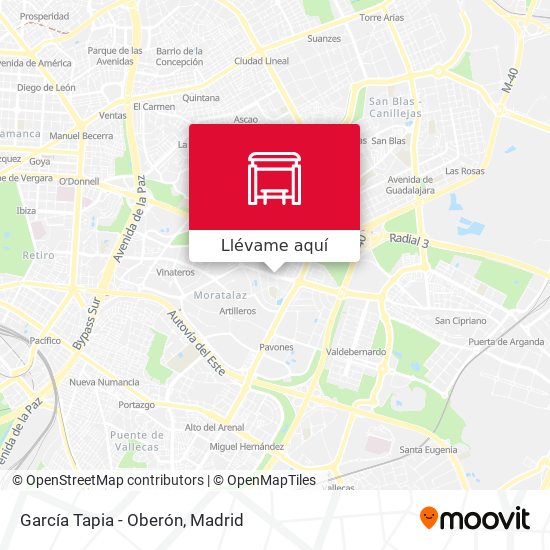 Mapa García Tapia - Oberón