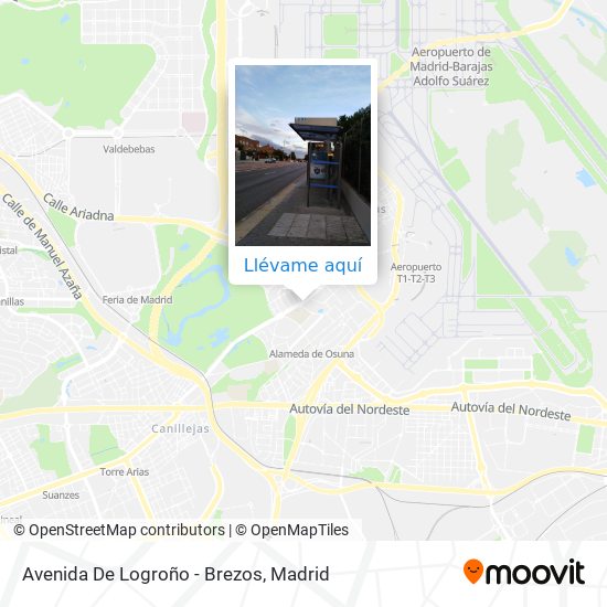 Mapa Avenida De Logroño - Brezos