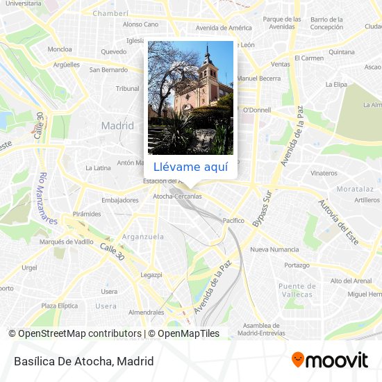 Mapa Basílica De Atocha