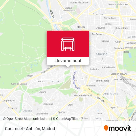 Mapa Caramuel - Antillón