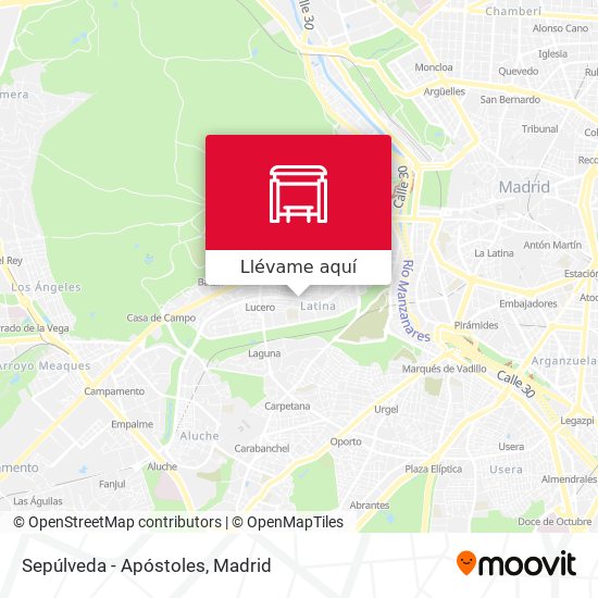 Mapa Sepúlveda - Apóstoles