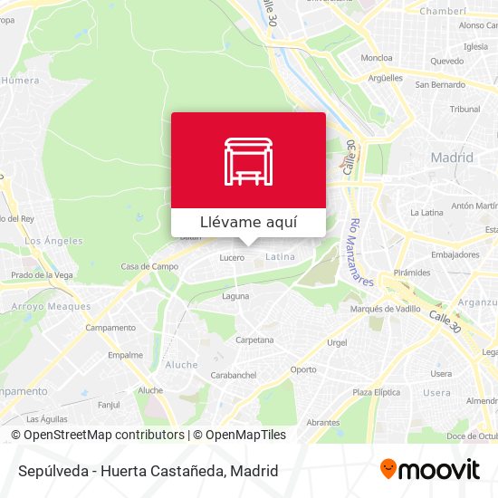 Mapa Sepúlveda - Huerta Castañeda