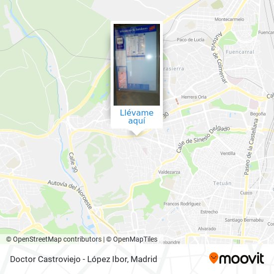 Mapa Doctor Castroviejo - López Ibor