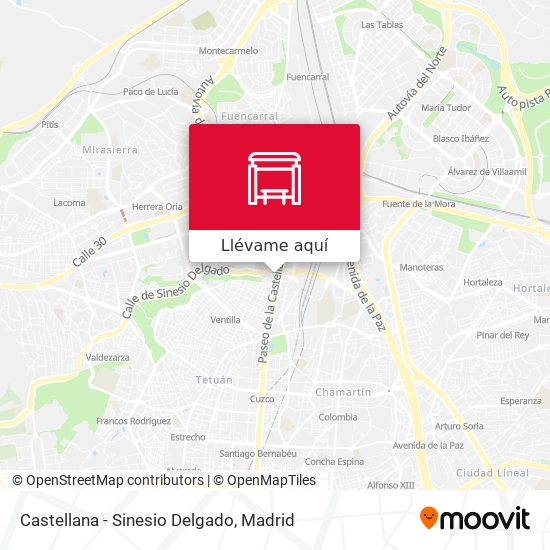 Mapa Castellana - Sinesio Delgado