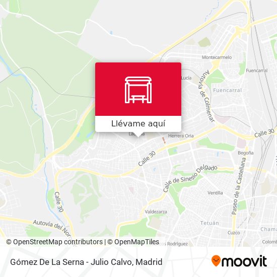 Mapa Gómez De La Serna - Julio Calvo
