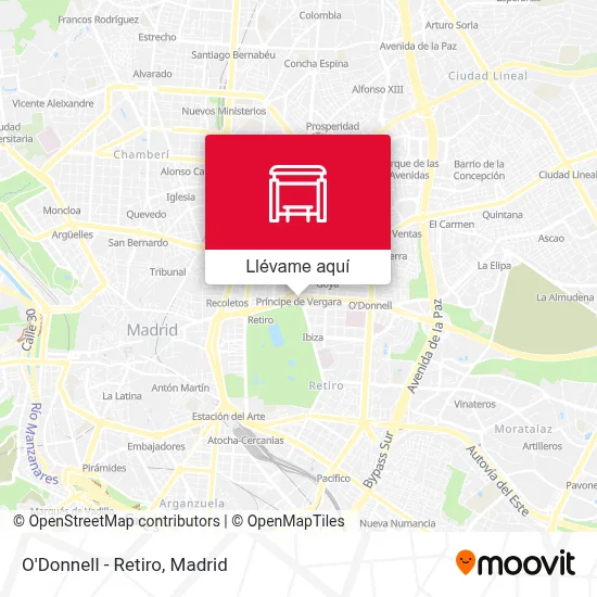Mapa O'Donnell - Retiro