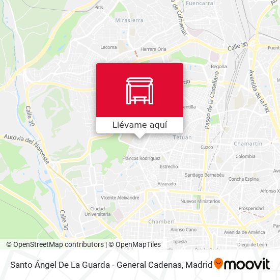 Mapa Santo Ángel De La Guarda - General Cadenas