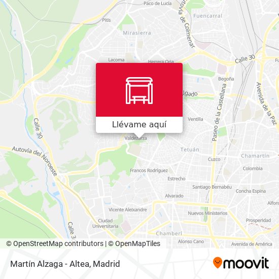 Mapa Martín Alzaga - Altea