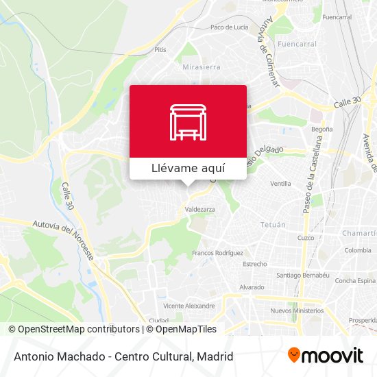 Mapa Antonio Machado - Centro Cultural