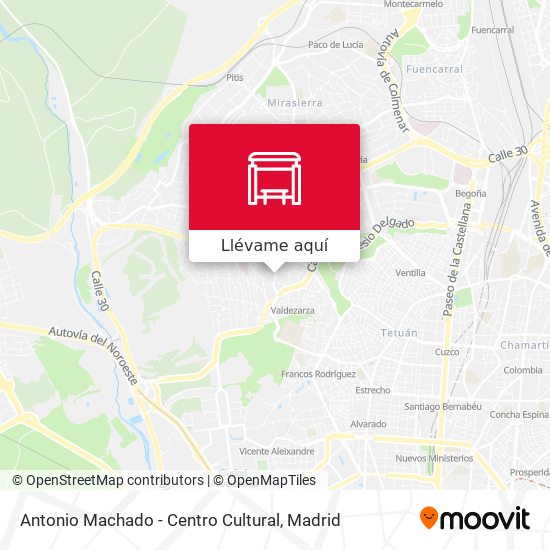 Mapa Antonio Machado - Centro Cultural