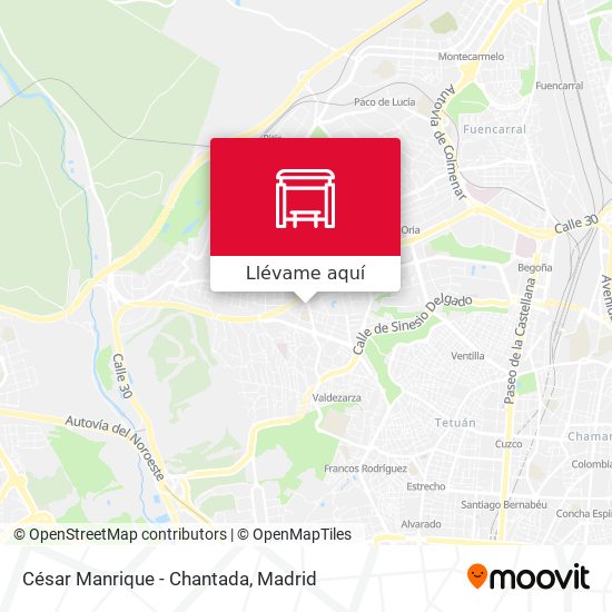 Mapa César Manrique - Chantada