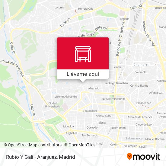 Mapa Rubio Y Galí - Aranjuez