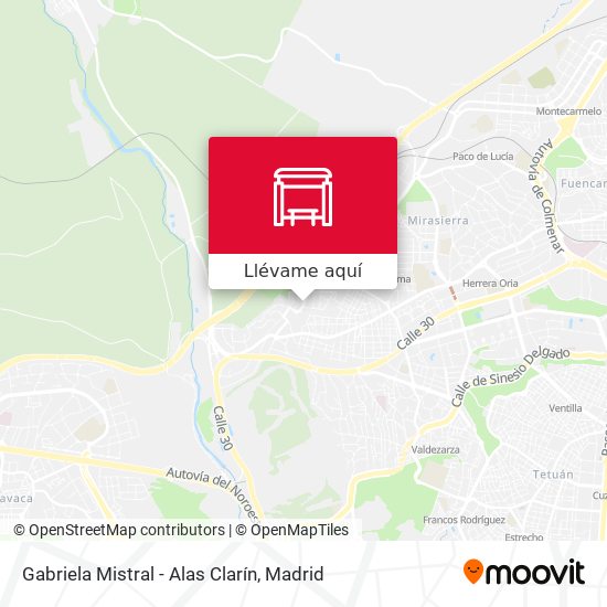 Mapa Gabriela Mistral - Alas Clarín