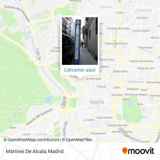 Mapa Mártires De Alcalá