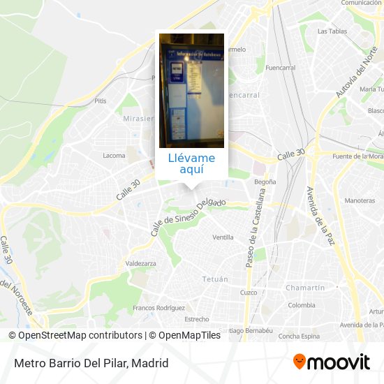 Mapa Metro Barrio Del Pilar