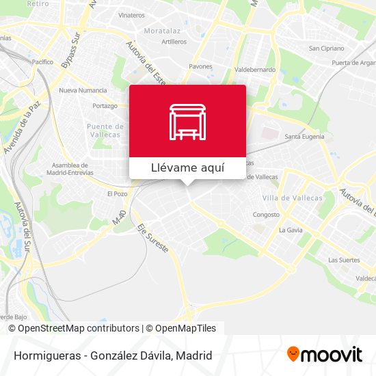 Mapa Hormigueras - González Dávila