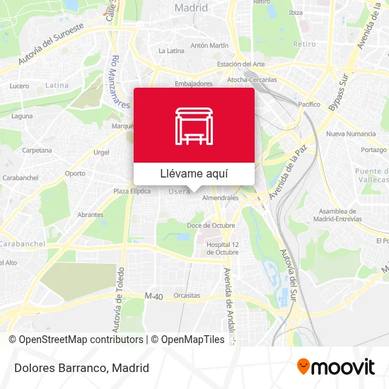 Mapa Dolores Barranco