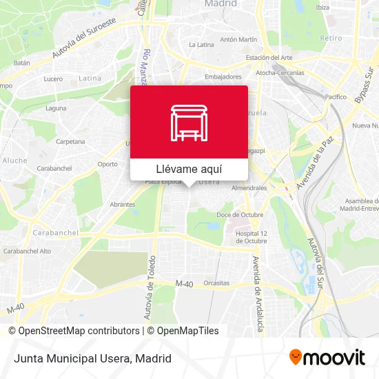 Mapa Junta Municipal Usera