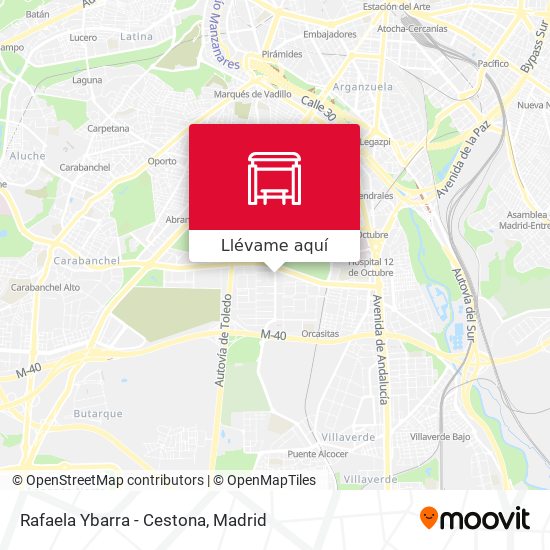 Mapa Rafaela Ybarra - Cestona