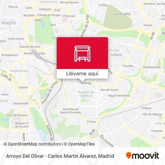 Mapa Arroyo Del Olivar - Carlos Martín Álvarez