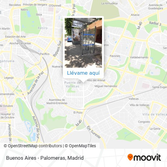 Mapa Buenos Aires - Palomeras