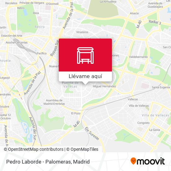 Mapa Pedro Laborde - Palomeras