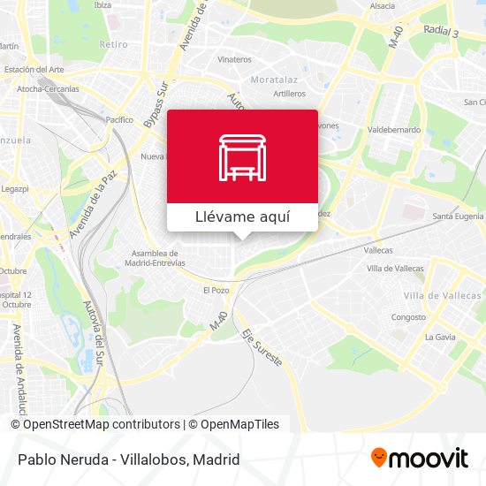 Mapa Pablo Neruda - Villalobos