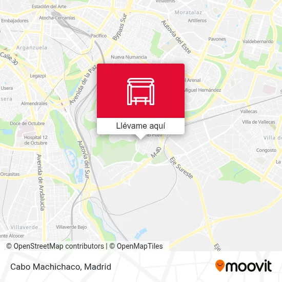 Mapa Cabo Machichaco