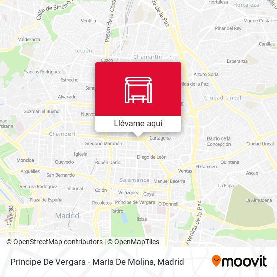 Mapa Príncipe De Vergara - María De Molina