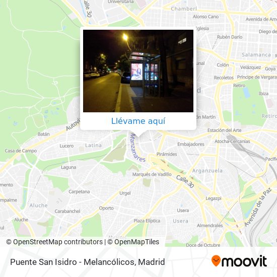 Mapa Puente San Isidro - Melancólicos