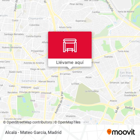 Mapa Alcalá - Mateo García