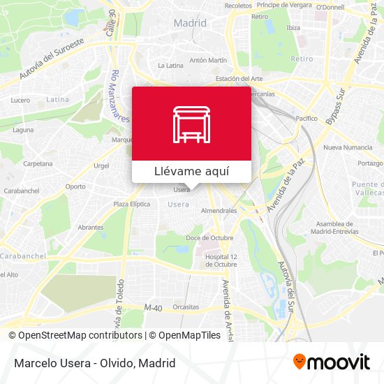 Mapa Marcelo Usera - Olvido