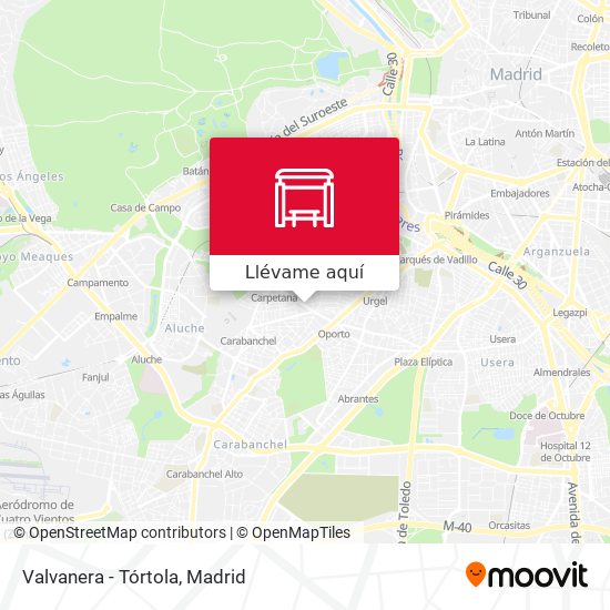 Mapa Valvanera - Tórtola