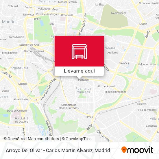 Mapa Arroyo Del Olivar - Carlos Martín Álvarez