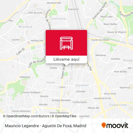 Mapa Mauricio Legendre - Agustín De Foxá