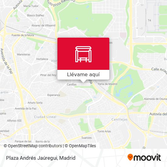 Mapa Plaza Andrés Jaúregui
