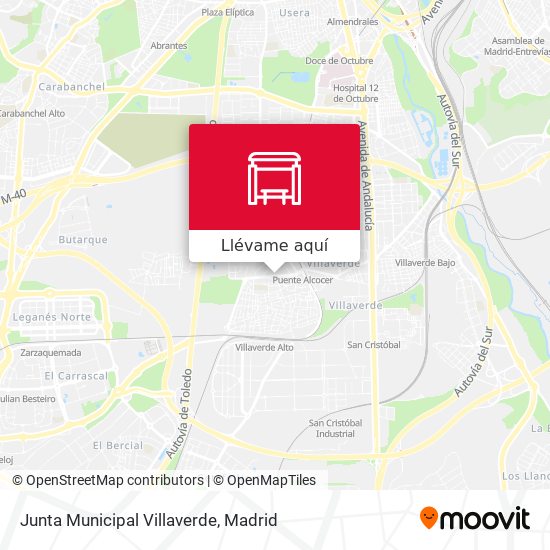 Mapa Junta Municipal Villaverde