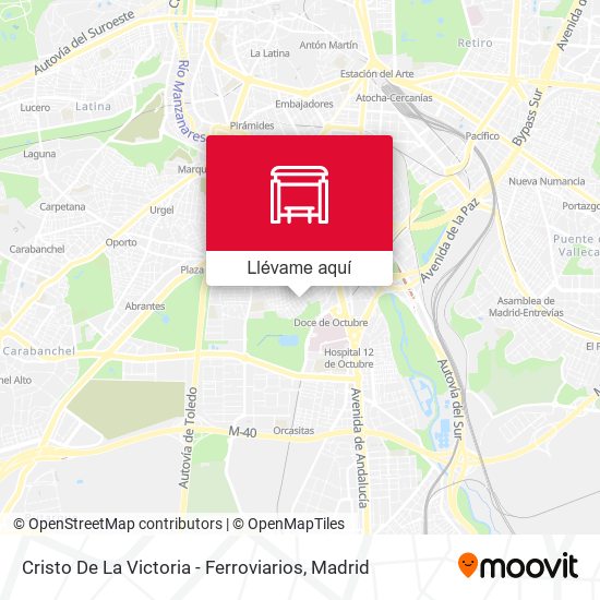Mapa Cristo De La Victoria - Ferroviarios