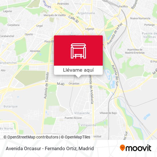 Mapa Avenida Orcasur - Fernando Ortiz