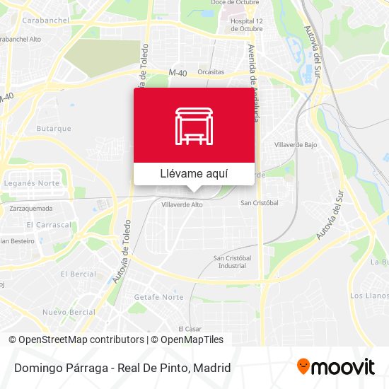 Mapa Domingo Párraga - Real De Pinto