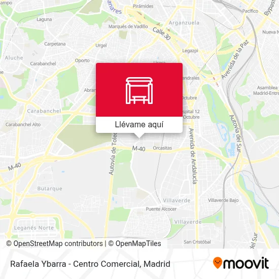 Mapa Rafaela Ybarra - Centro Comercial