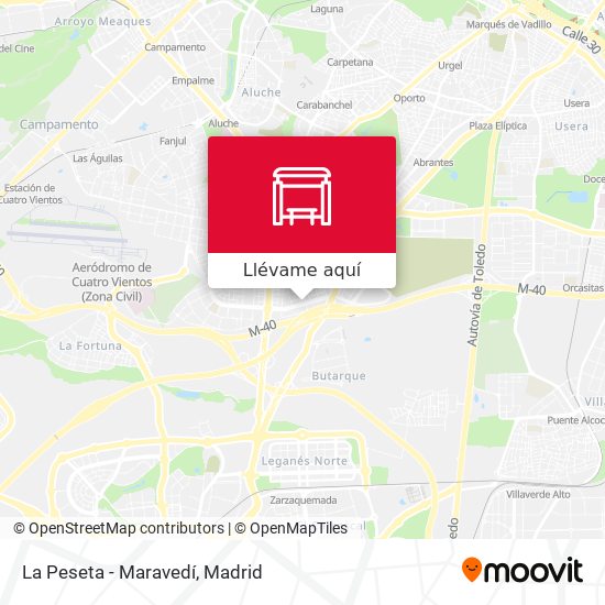 Mapa La Peseta - Maravedí