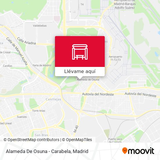 Mapa Alameda De Osuna - Carabela