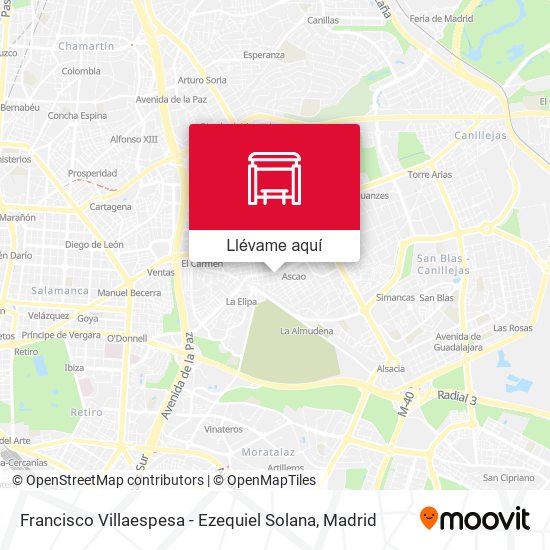 Mapa Francisco Villaespesa - Ezequiel Solana