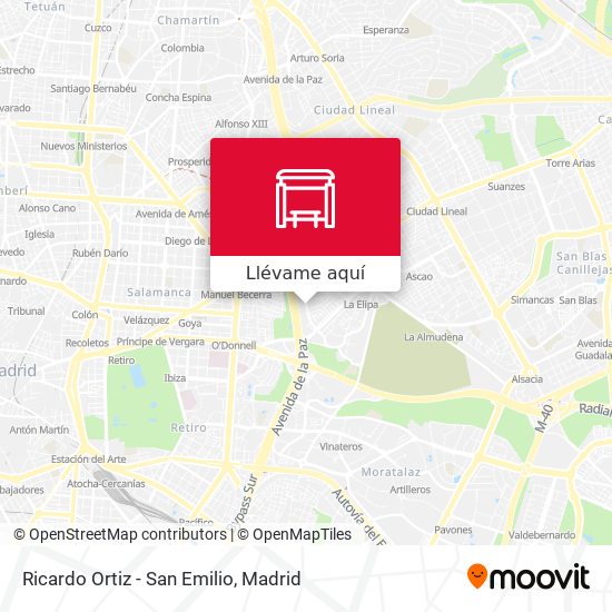 Mapa Ricardo Ortiz - San Emilio