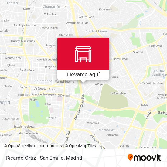 Mapa Ricardo Ortiz - San Emilio