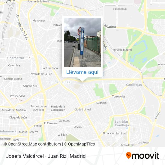 Mapa Josefa Valcárcel - Juan Rizi