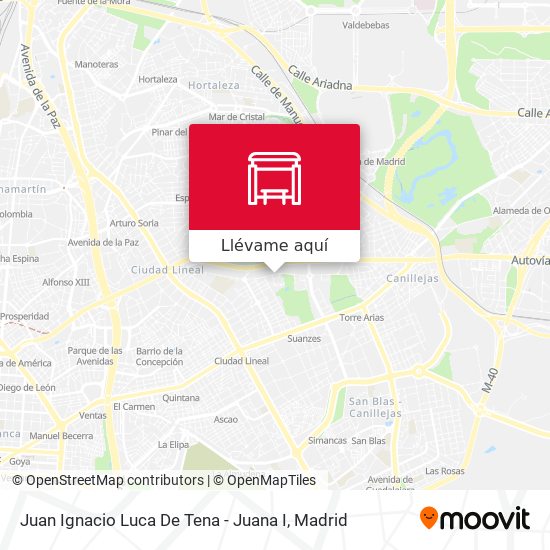 Mapa Juan Ignacio Luca De Tena - Juana I