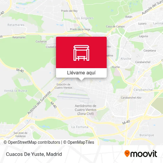 Mapa Cuacos De Yuste