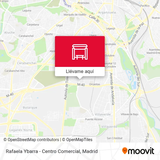 Mapa Rafaela Ybarra - Centro Comercial